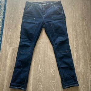 Moxie and Moss Dovetail  “The Maven” Double Knee Workwear Carpenter Jean Size 34